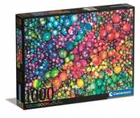 Puzzle 1000 Color Boom Marbles, Clementoni