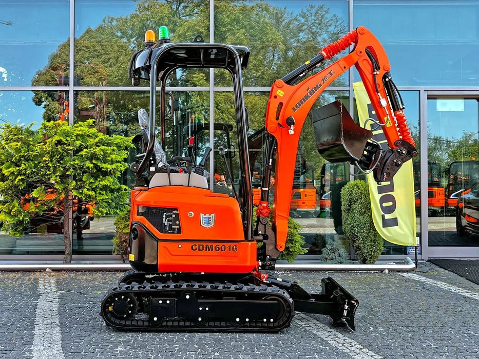 Lonking CDM6016  MiniKoparka gąsienicowa Lonking CDM6016 6016 1700kg KUBOTA jak JCB CAT