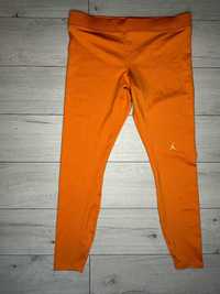 Nike Jordan Damskie Musztardowe Legginsy, Rozmiar L