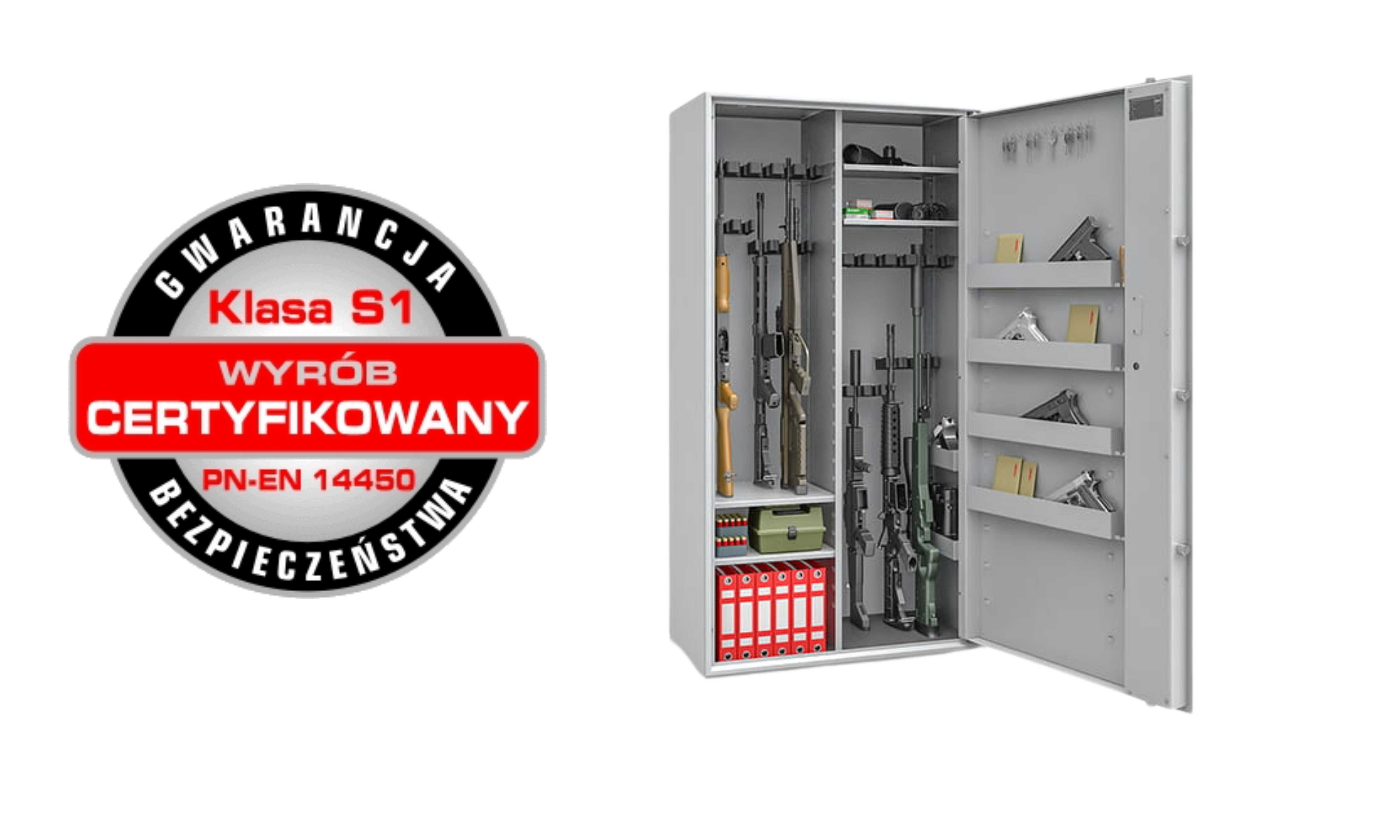 szafa na broń sejf S1 Siegen MAX kombi 500087.50 zamek elektroniczny