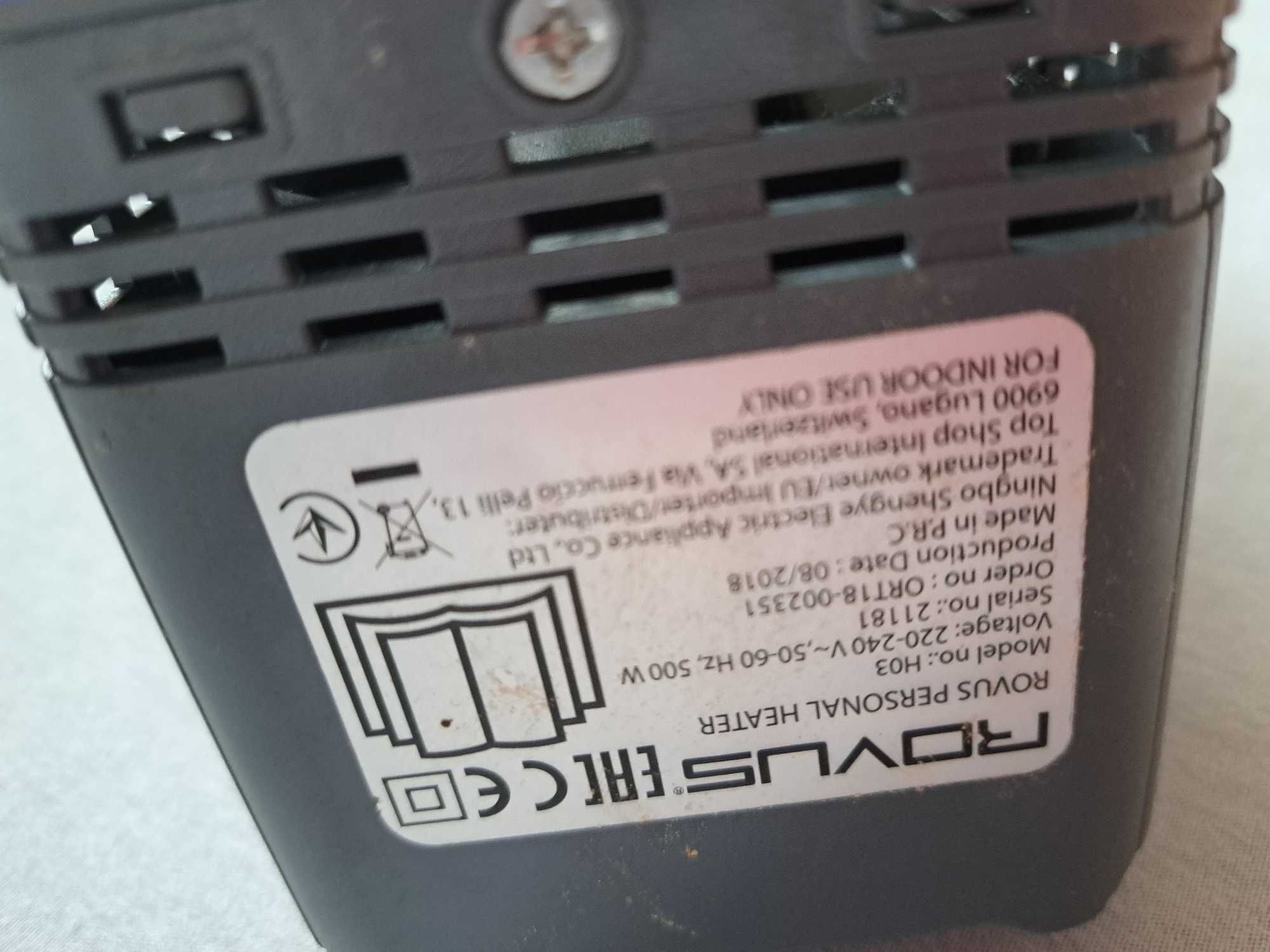 Rovus  Personal Heater mod.. H03 - elektryczny ogrzewacz pomieszczeń