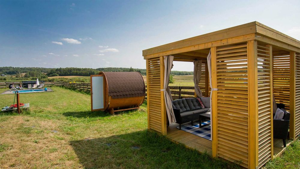 Domek Kaszuby - 13 osob  basen/duza sauna/balia