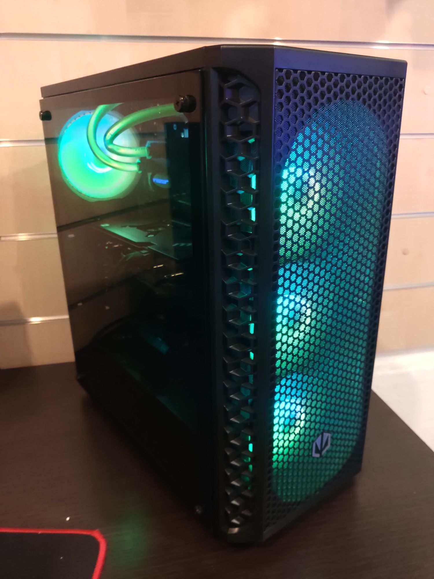 i7-13700K,LED Komputer do Gier, woda,RTX 4070 Ti,32GB,SSD,Win 11 P