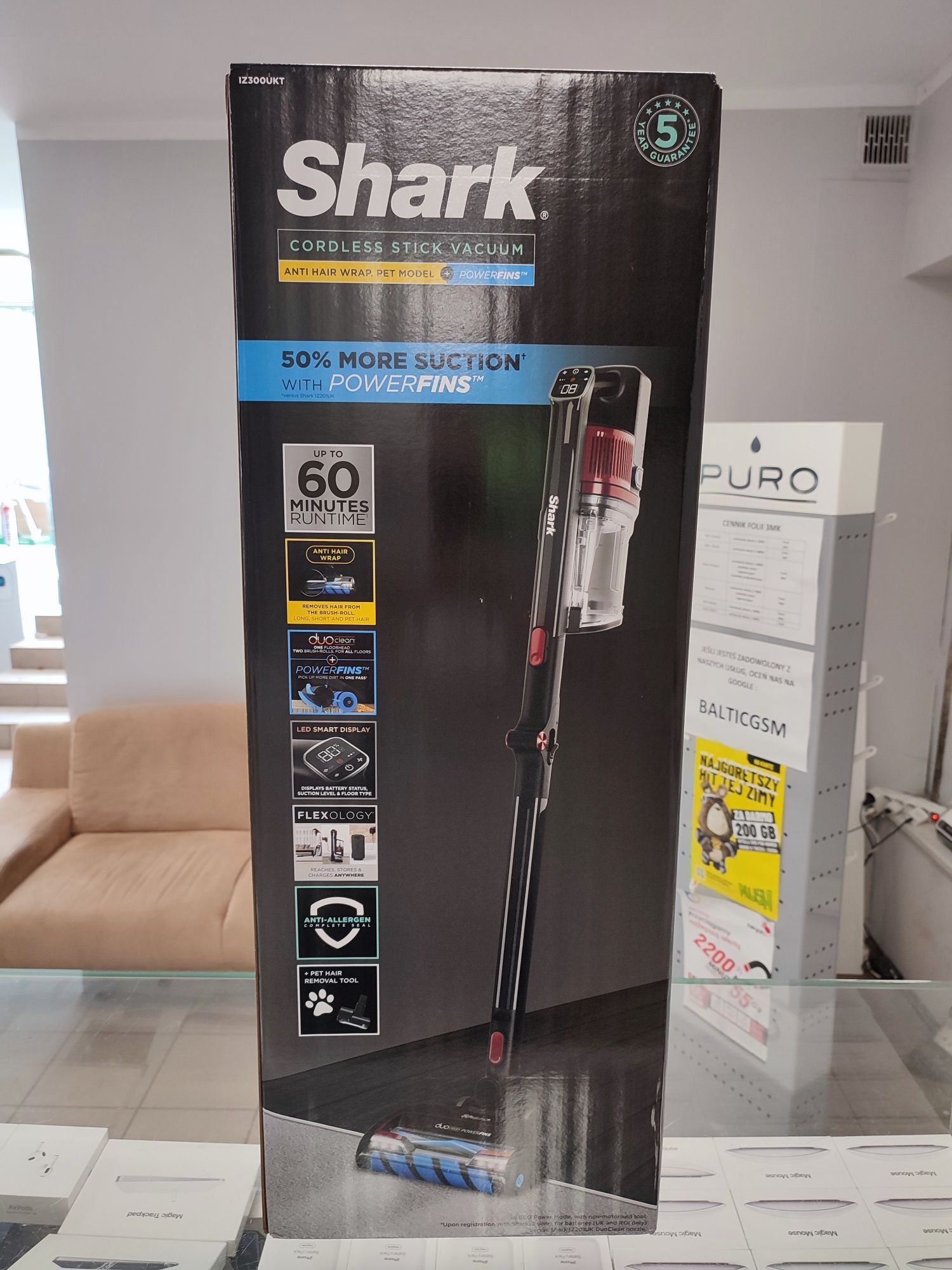 Sklep nowy odkurzacz Shark IZ300UKT