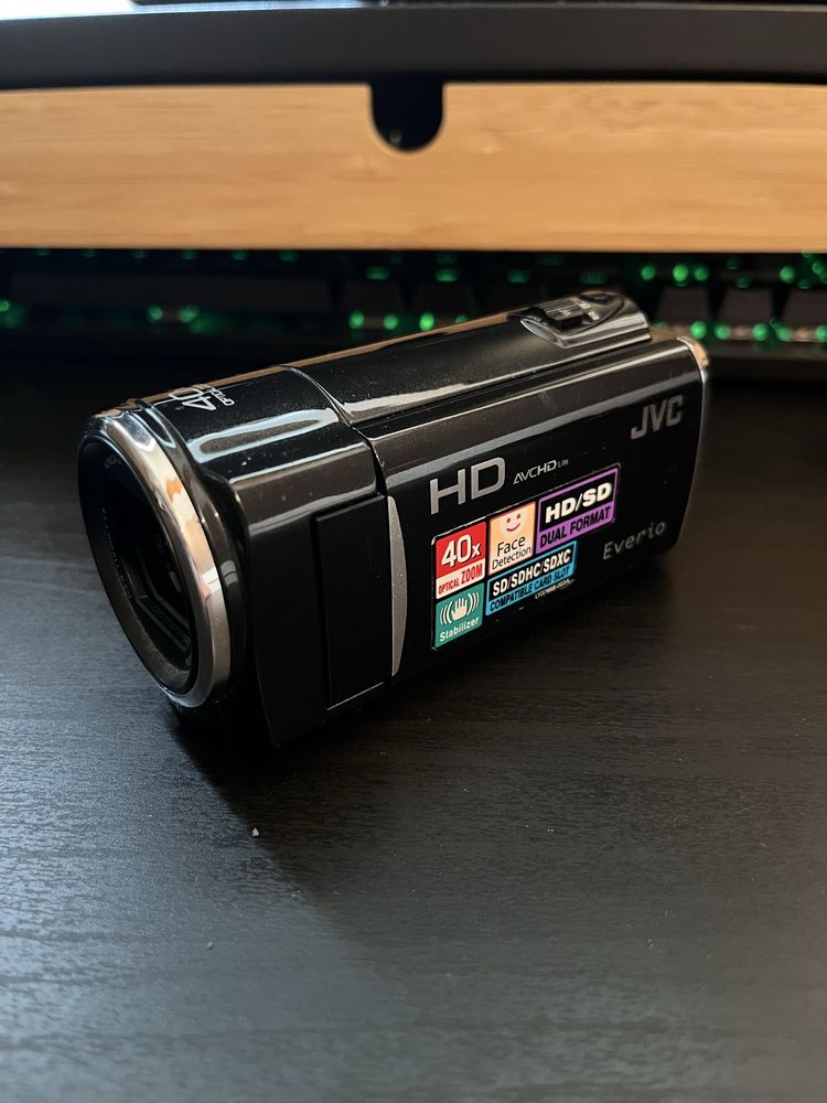 kamera handycam jvc camcorder gz hm retro cyfrowa zoom