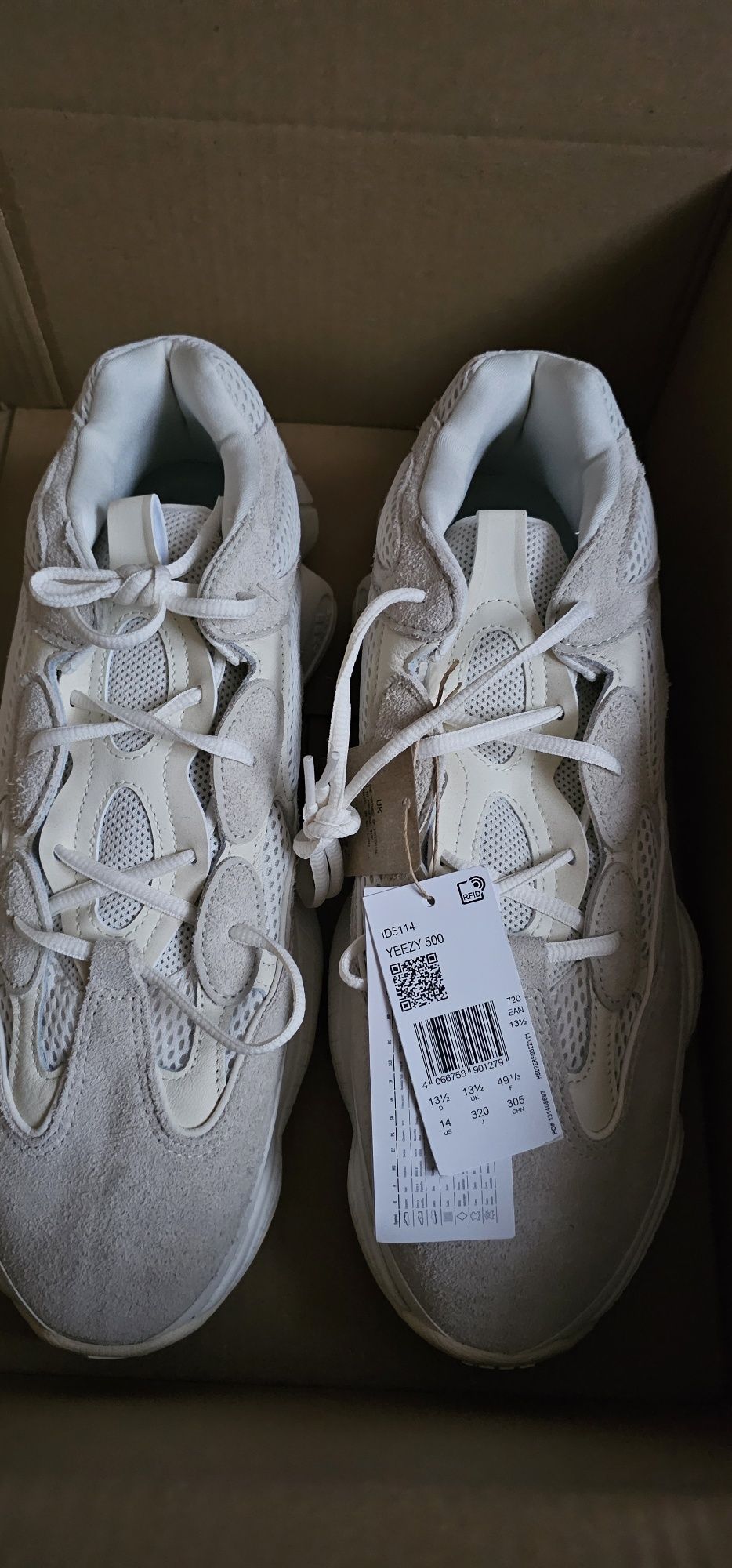 YEEZY 500 Bone White Rozmiar 49 1/3