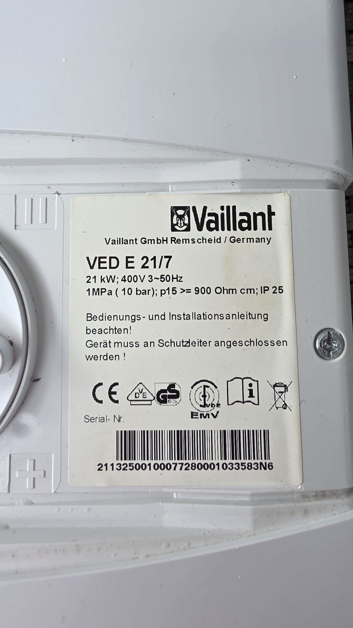Podgrzewacz elektroniczny Vailant