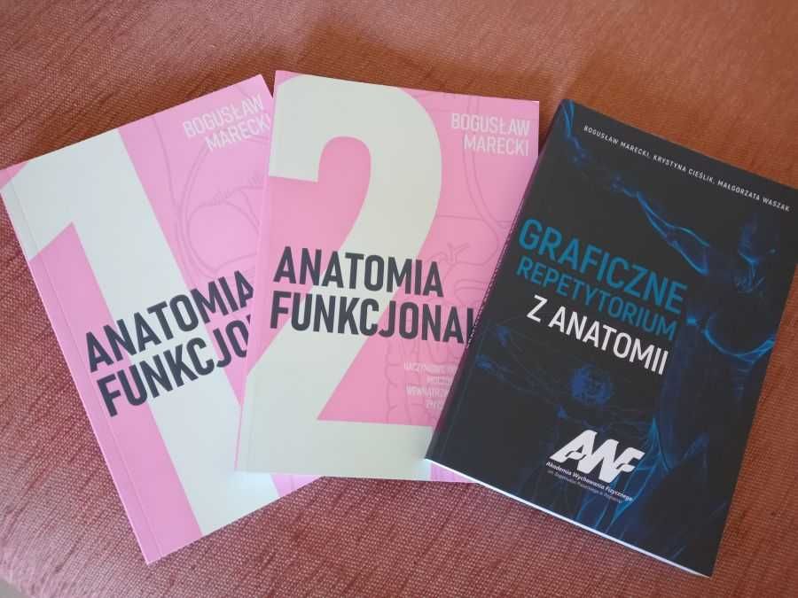 Anatomia funkcjonalna 1, 2 . Graficzne repetytorium, Marecki, AWF