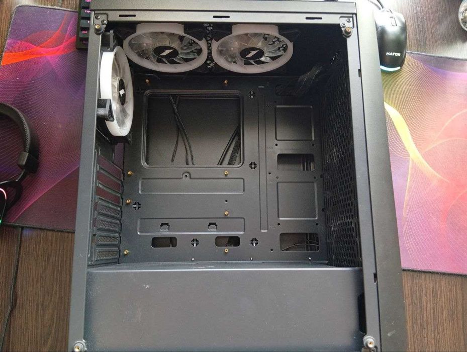 Корпус 1stPlayer R6-A-3R1 Color LED Black