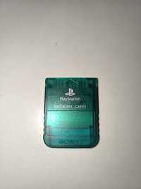 Karta memory PlayStation 1 PSX PS1 japońska zielona