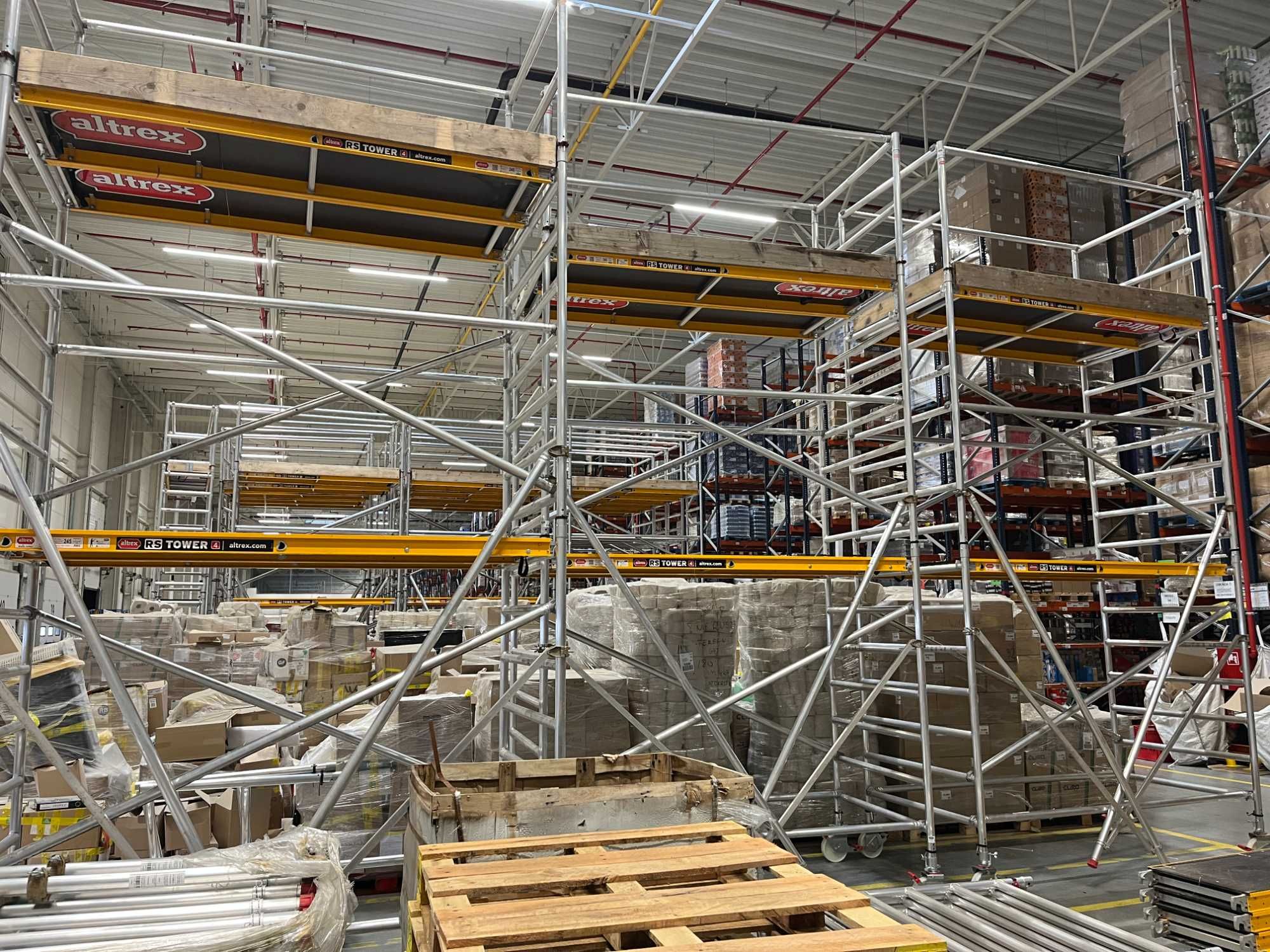 Rusztowanie Aluminiowe Firmy ALTREX FARAONE gotowe Wieże i Elementy