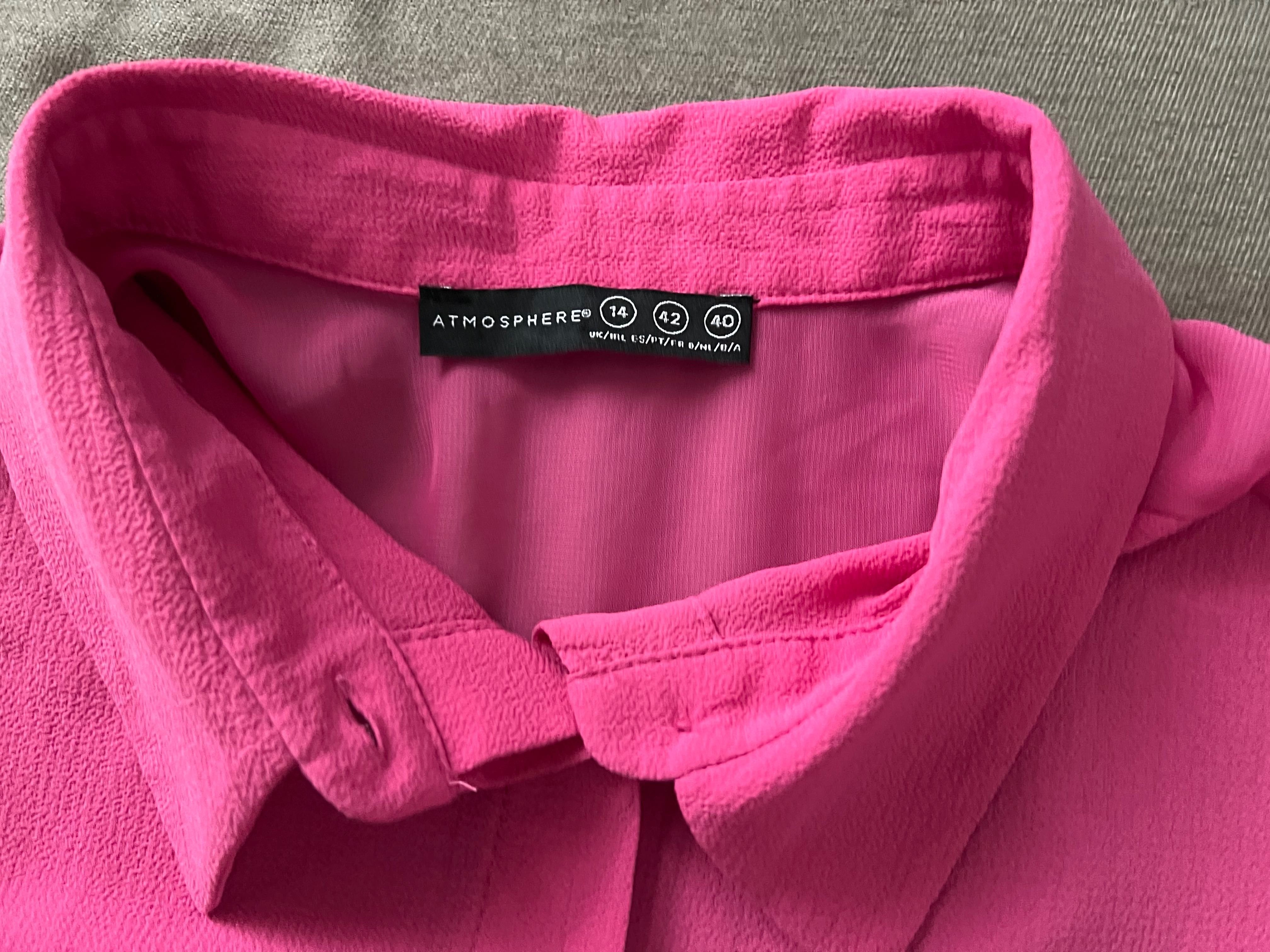 Różowa koszula XL /42