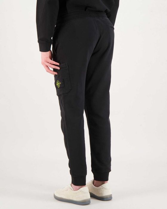 Штани спортивні STONE ISLAND 64551 Cotton Sweatpants Black SI0236-BK