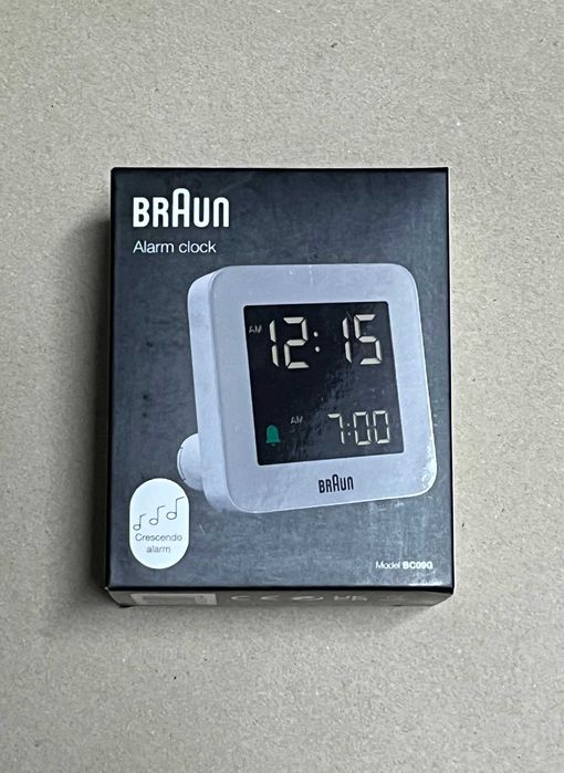 Braun BC09G Cyfrowy budzik z drzemką