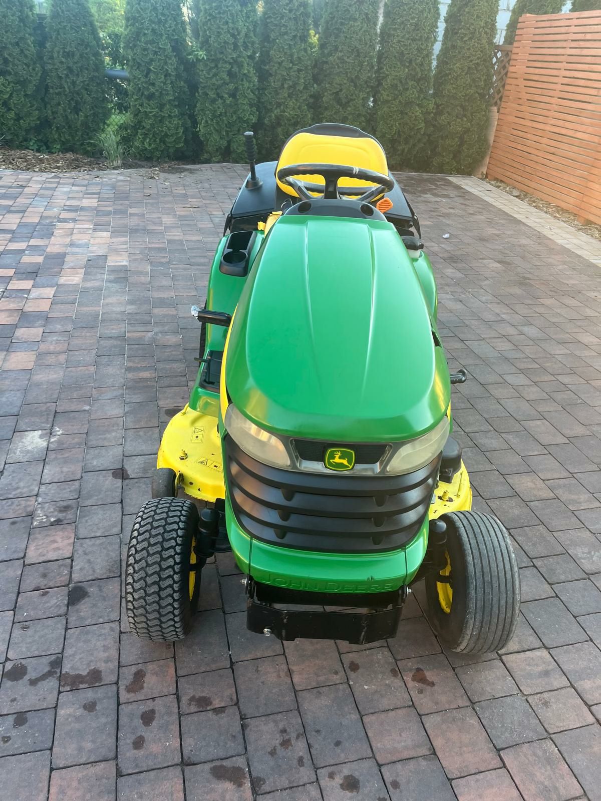 Kosiarka traktorek John Deere X300r 18KM Hydro Kosz