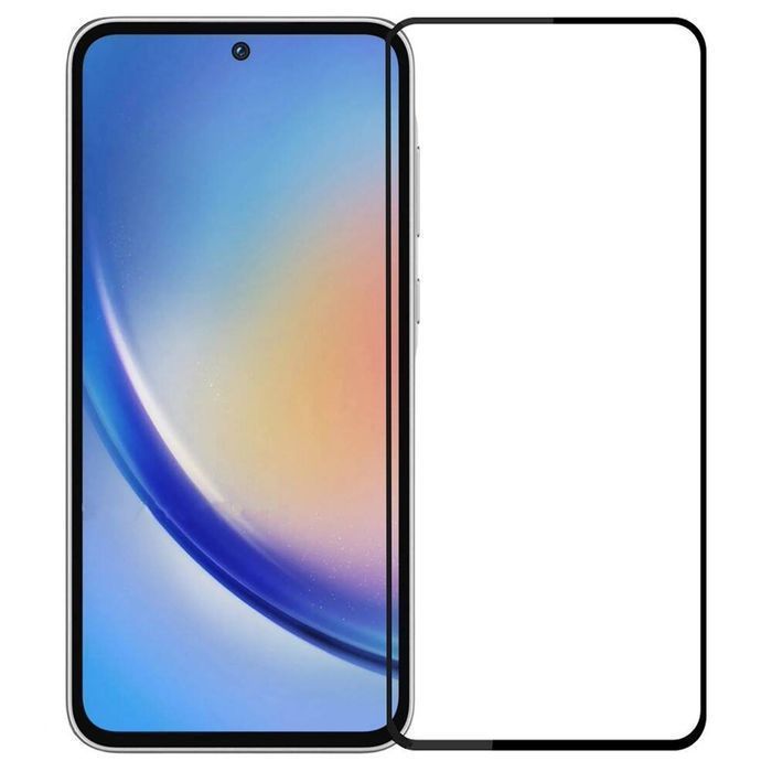 Szkło hartowane 5D do Galaxy A35 / A55 5G z czarną ramką