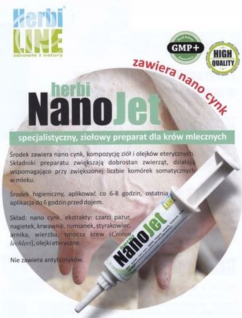 Nano Jet 10 ml na obniżenie komórek somatycznych