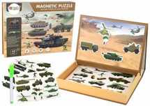 Puzzle magnetyczne z motywem wojny pudełko,281x277 mm