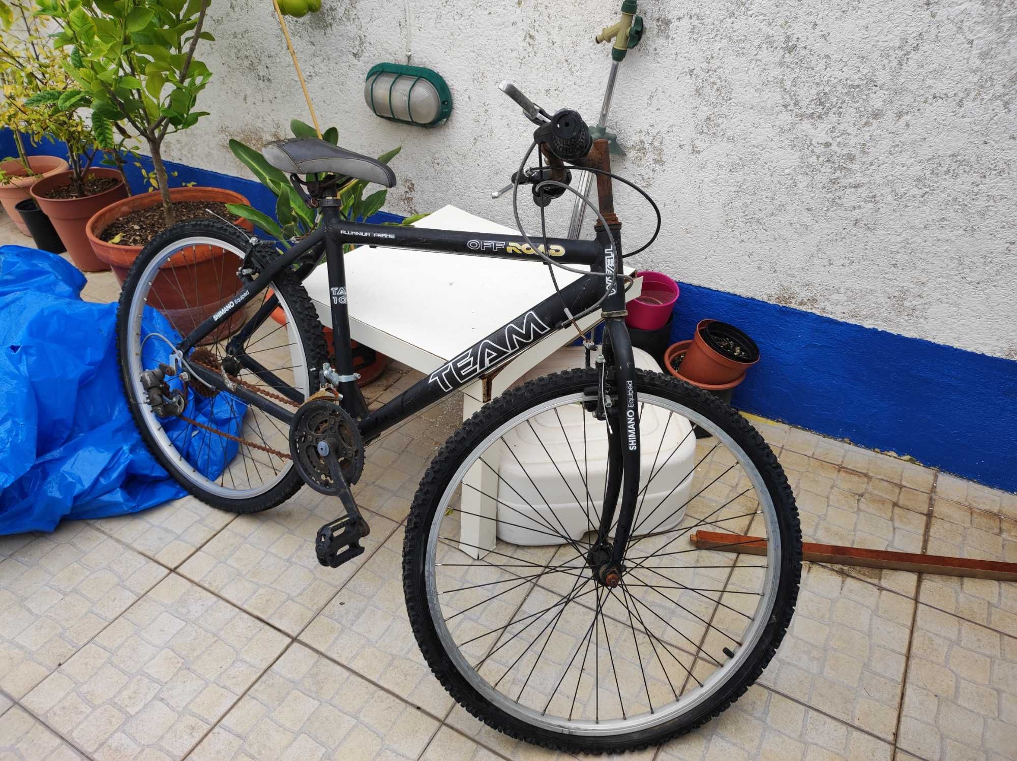 Bicicleta de cidade ou BTT