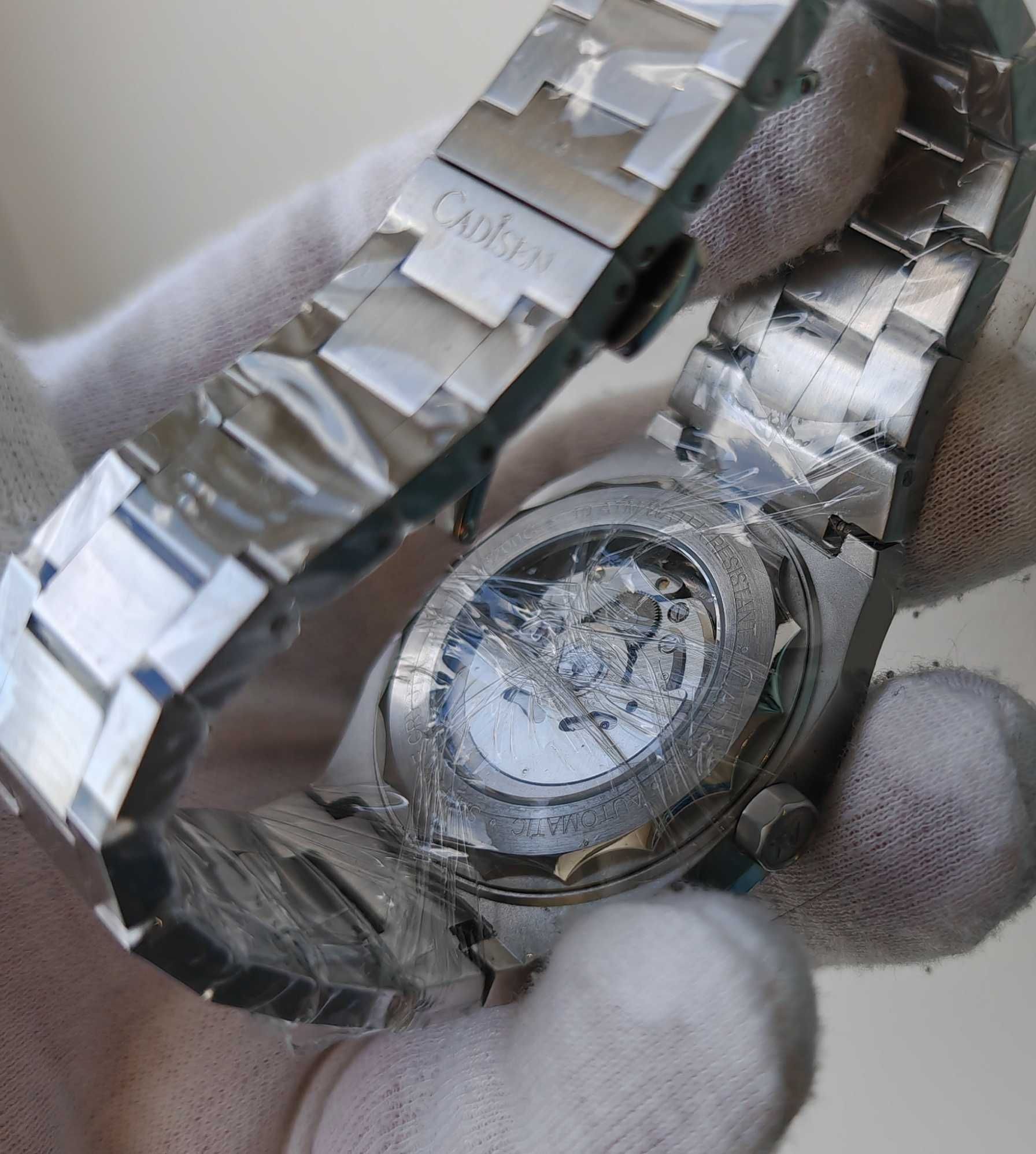 Чоловічий годинник Cadisen Automatic 100m Sapphire 40mm NH35A