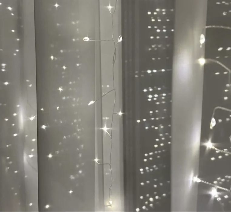 Новинка! Гірлянда штора мішура/ хвойна лапа 3*2, 3*3