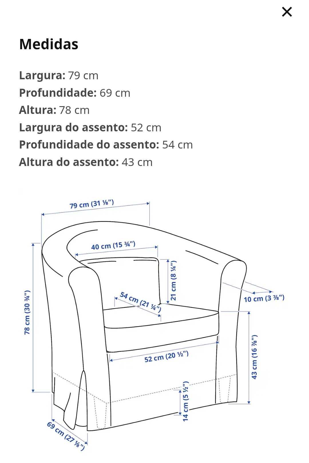Cadeirão Beje com almofada de apoio