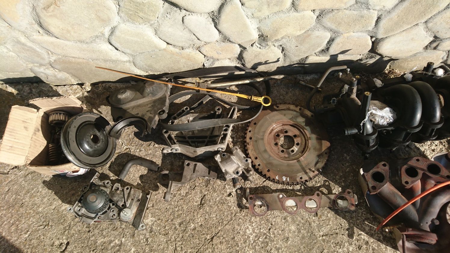 Двигун Рено k7m 720 7700гр.