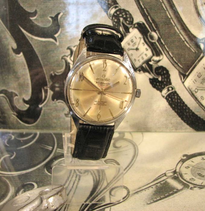 ATLANTIC Worldmaster Original 21 Jewel UNITAS army mechanizm Swiss