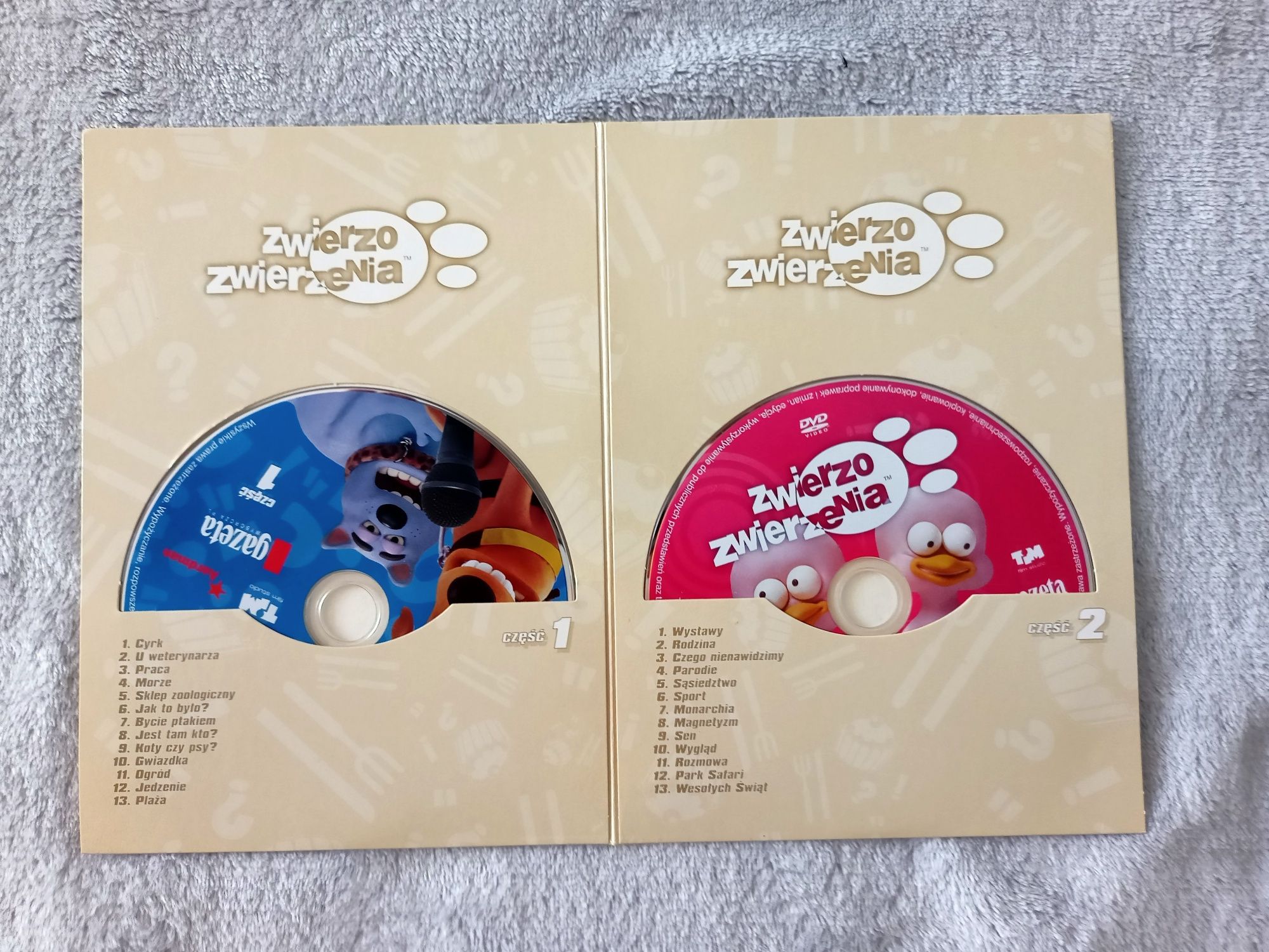 Filmy na płytach DVD "Zwierzo zwierzenia"