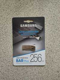 Флешка USB Samsung Bar Plus 256GB Champagne Silver - 400 МБ/с USB 3.1