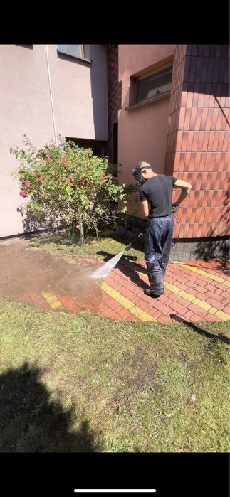 Usługi ogrodnicze, koszenie trawy, mycie kostki brukowej i elewacji