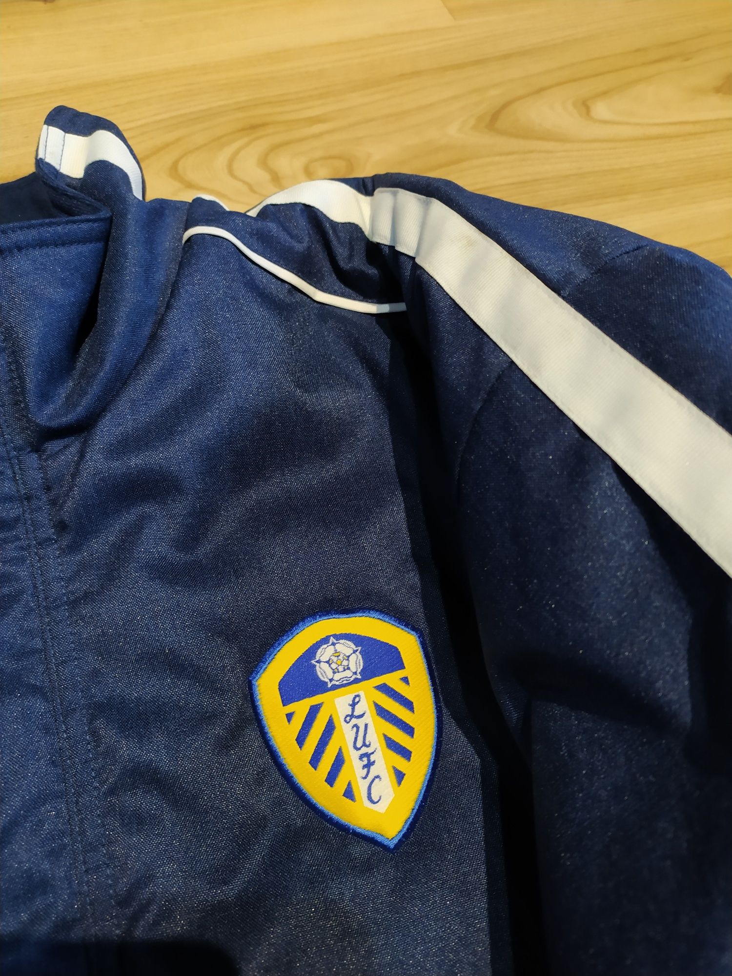 Granatowa Kurtka Nike x Leeds United FC 00s