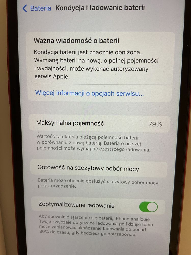 IPhone XR 128 GB red + DOWÓD ZAKUPU oraz oryginalne pudełko