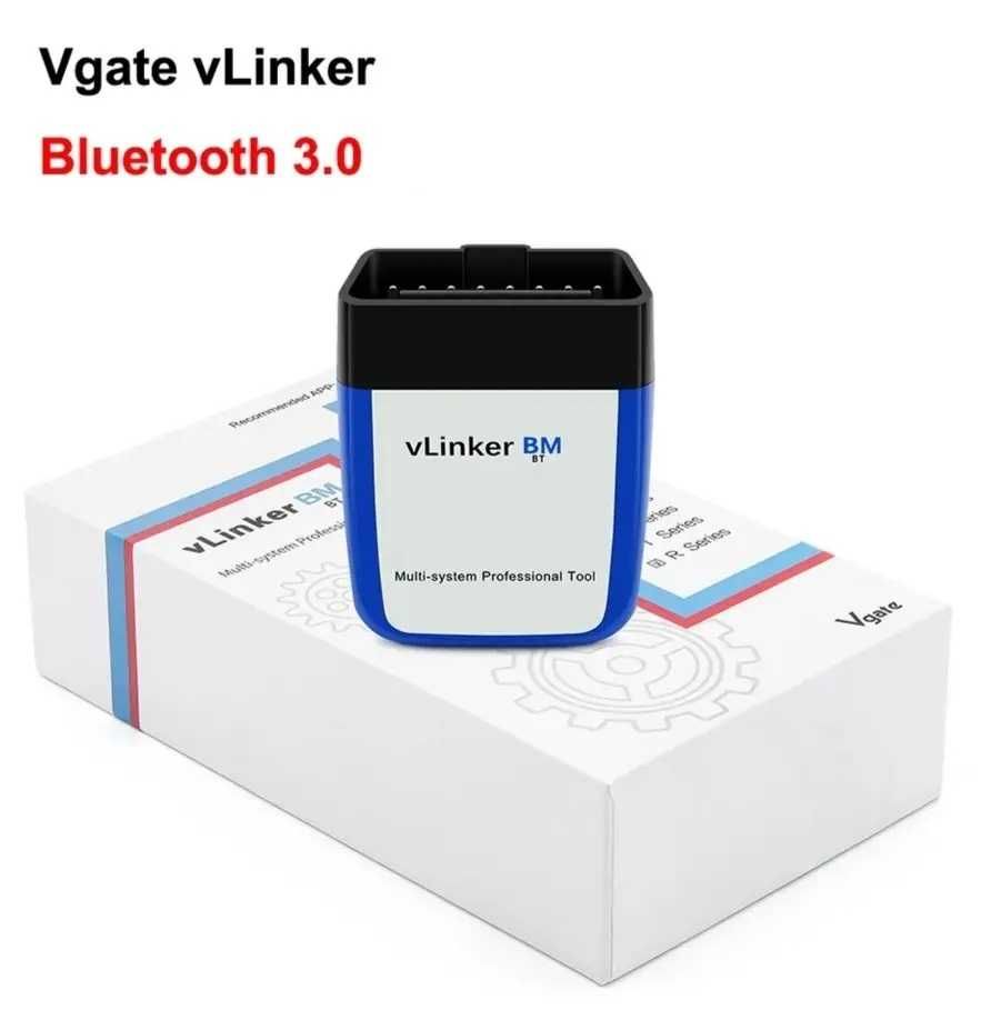 Диагностический сканер OBD2 VGate vLinker BM/ BM+. BimmerCode