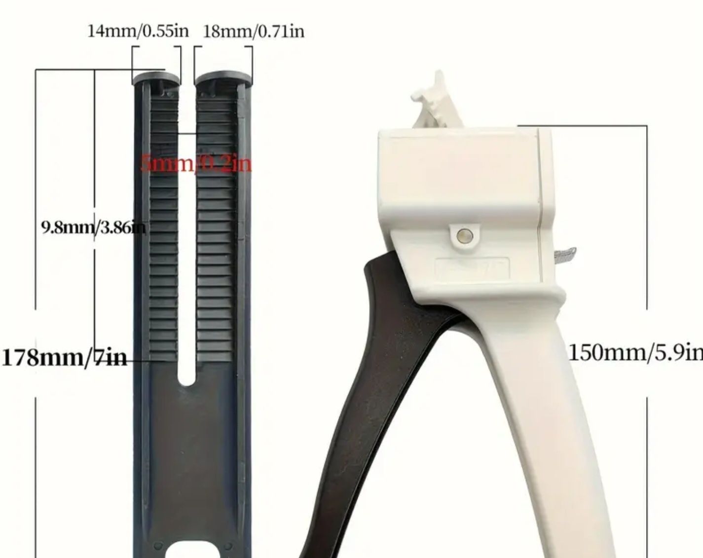 Pistolet do ręcznego dozwania kleju WELDYX