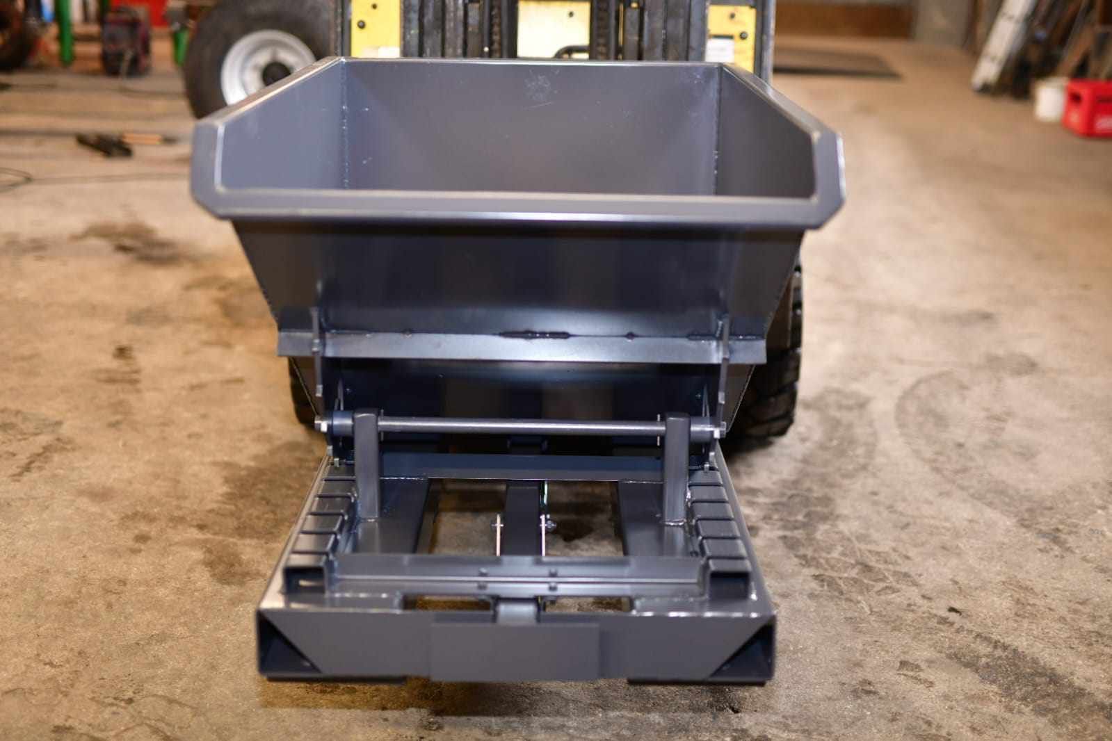 Kontener samowyładowczy / Kontener metalowy / Kontener wysypowy 350L