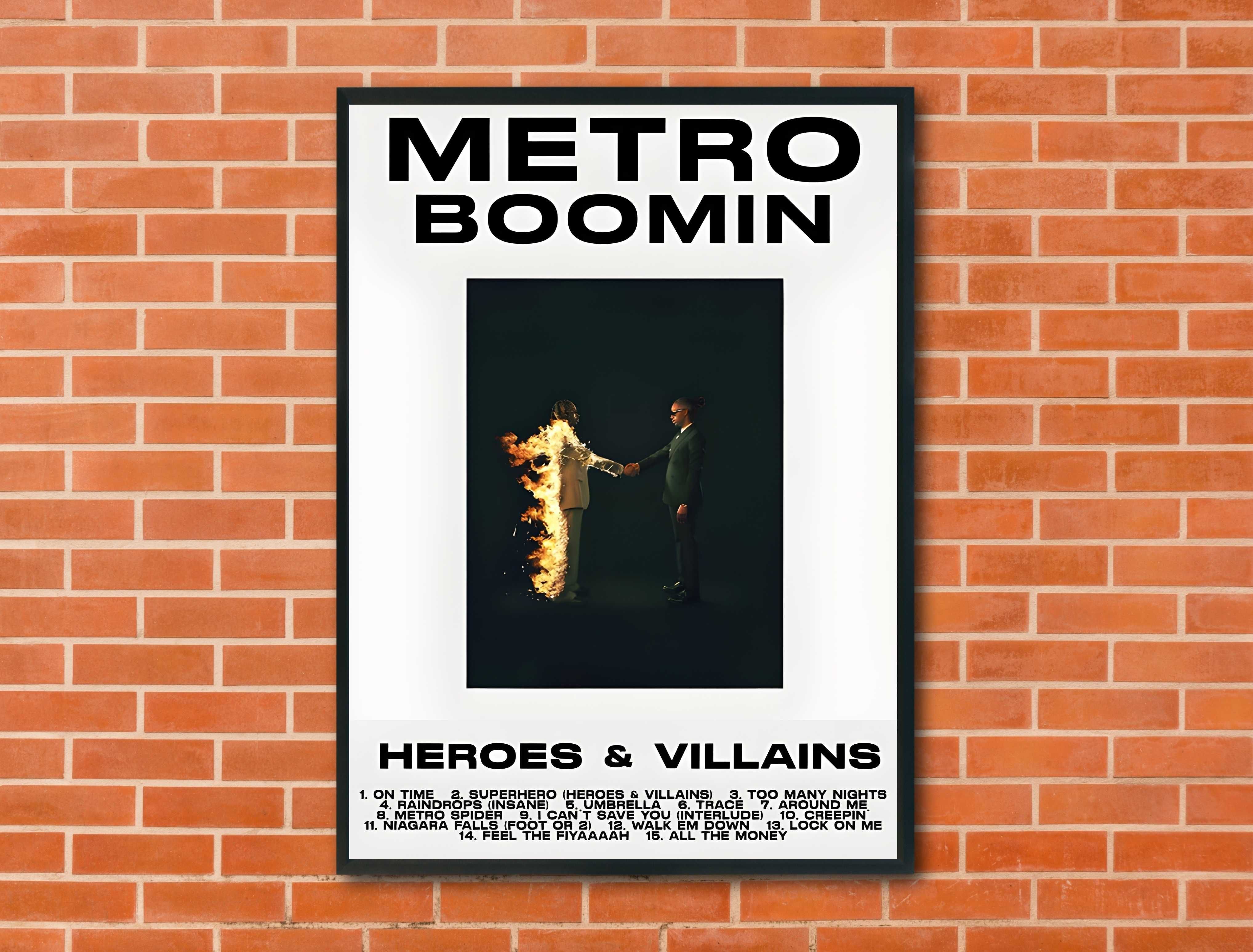 Plakat Metro Boomin - Heroes & Villains