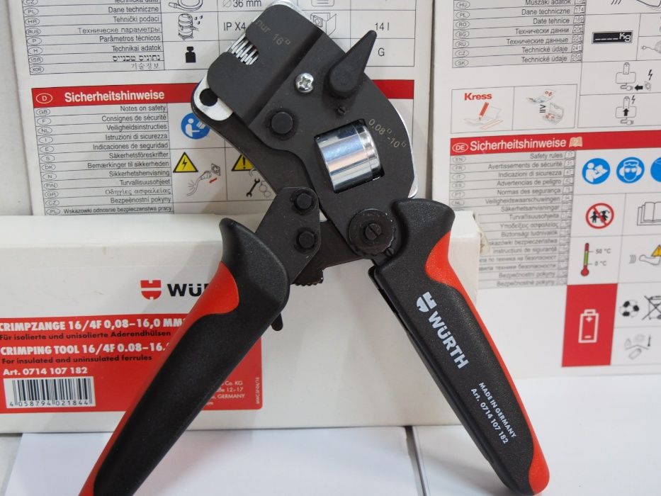 WURTH praska knipex szczypce tulejki 16mm 0714,107,182 NOWA wera wiha