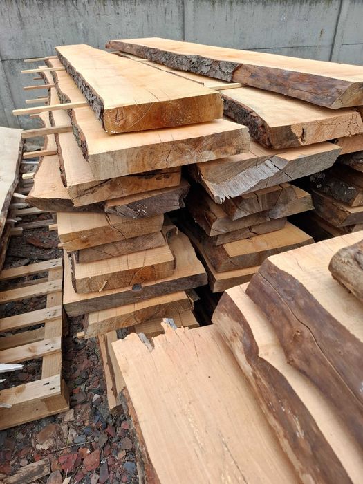 Deski foszty tarcica dąb lipa olcha orzech monolity pod zywice 50 32mm