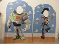 Placa de para fotos do Buzz e Woody ToyStory