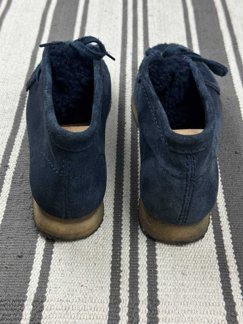 Clarks Original Wallabee Navy buty damskie mokasyne loafersy