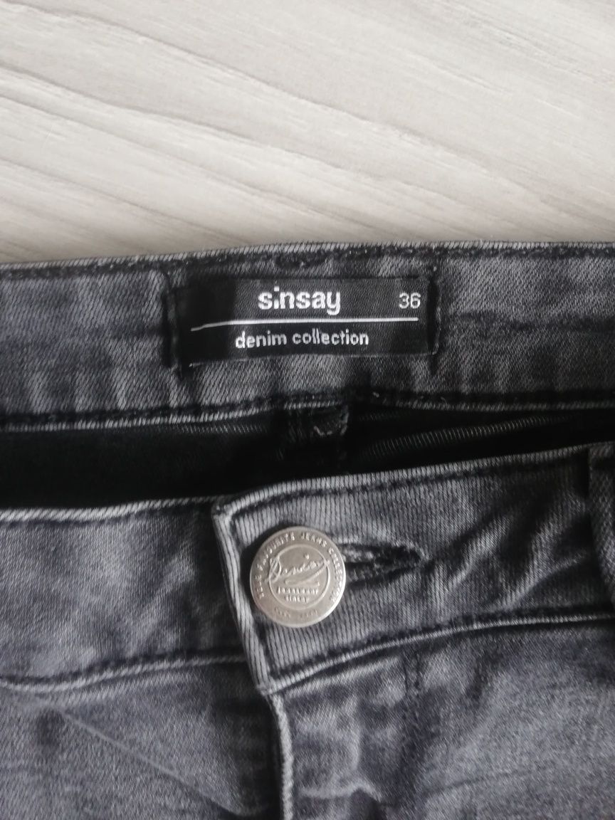Spodnie jeansowe 36 sinsay