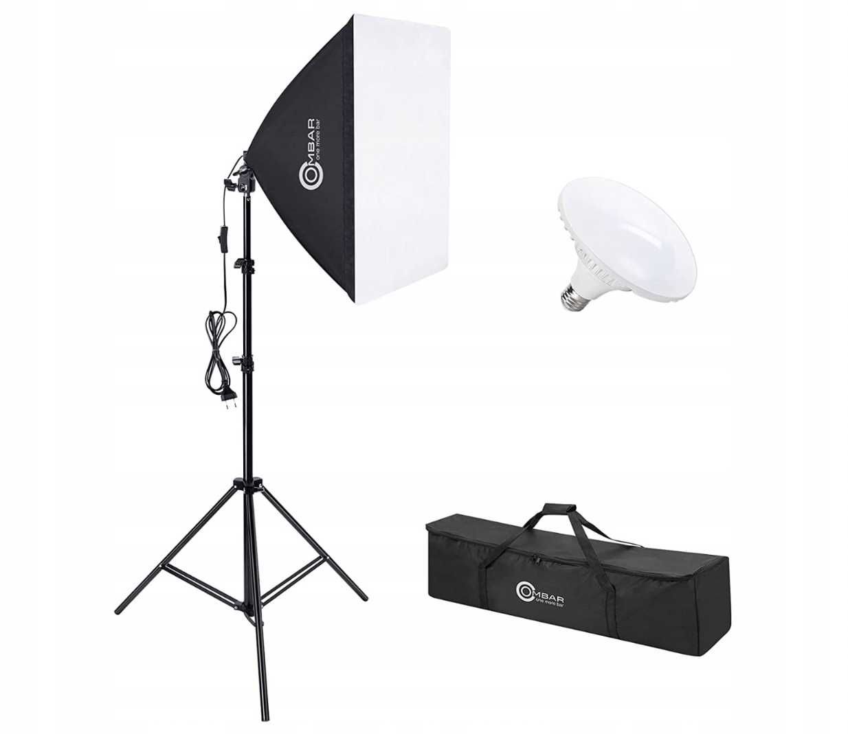 Softbox zestaw studyjny oświetleniowy LED 2x50W UFO OMBAR