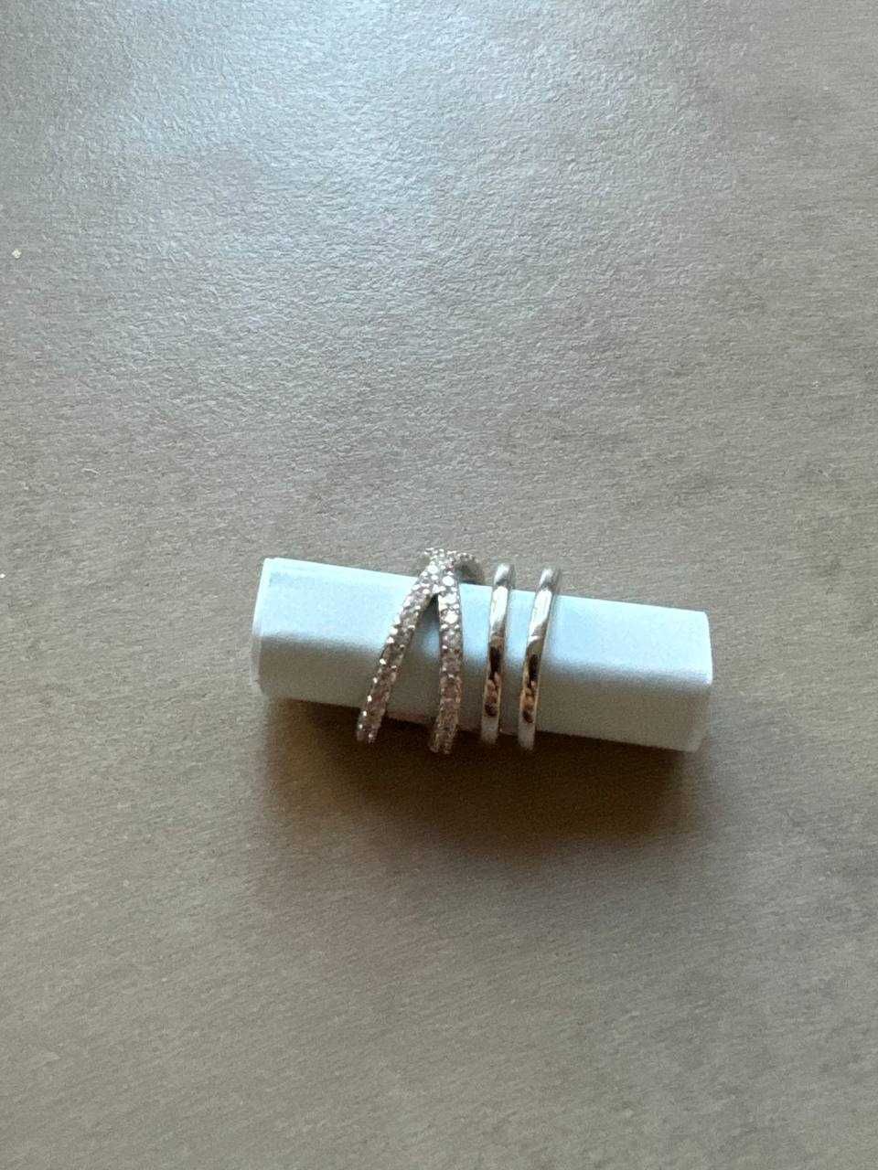 Срібна кафа сережка