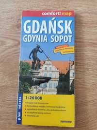 mapa   Gdańsk   Gdynia  Sopot