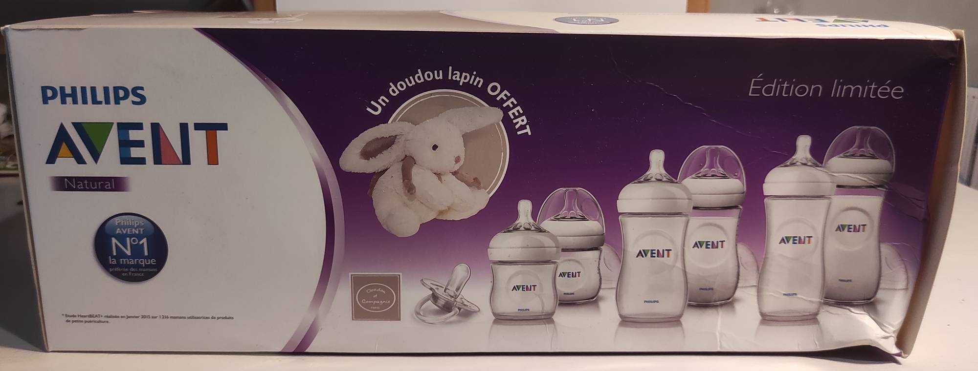 Zestaw 6 butelek dla niemowląt Philips AVENT Natural + Maskotka