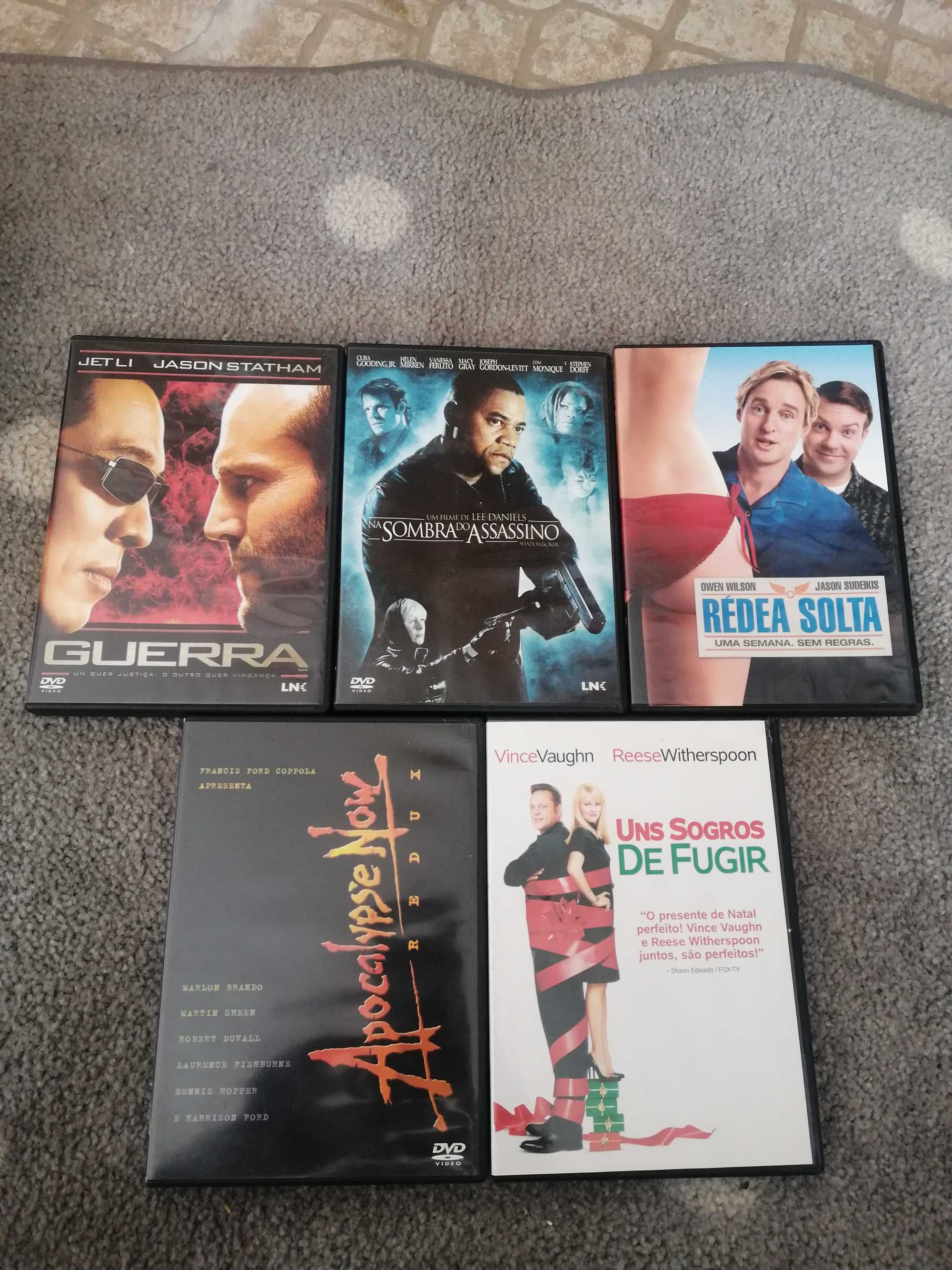 Vários filmes em DVD