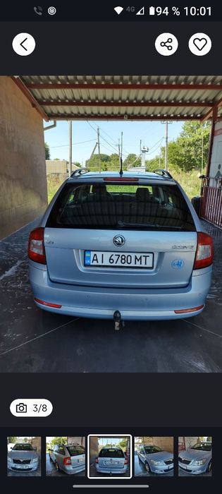 Škoda oktavia 2009р,пробіг 155т.км