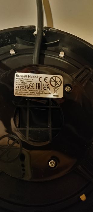 Russell Hobbs czajnik elektryczny 2400W gwarancja stan idealny