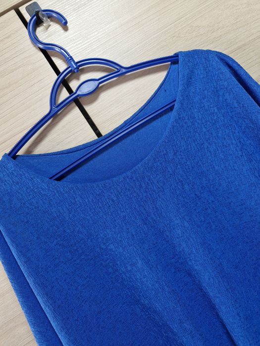 Chabrowa bluzka nietoperz rękawy 3/4 Xl-Xxl Made in Italy  Xl -Xxl